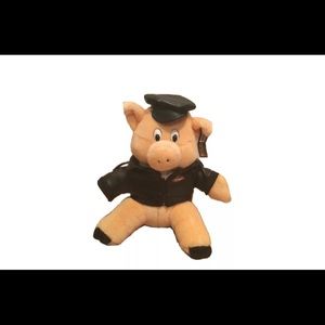 HARLEY DAVIDSON MOTORCYCLE 1993 Play by Play TOYS & NOVELTIES Pig Piggy Plush